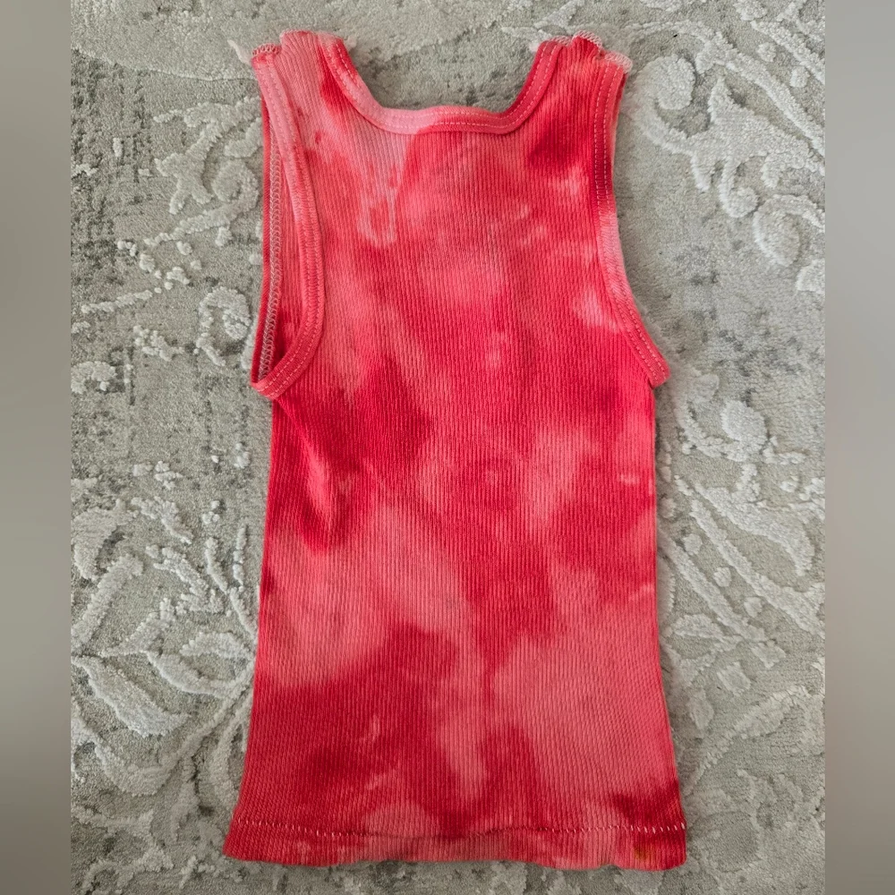 Rookie On The Team Buffalo Bills Red Tie-Dye Tank Top